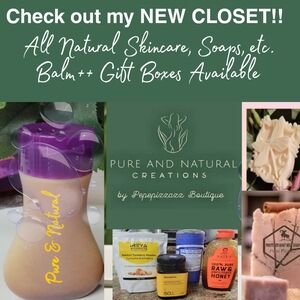 PLEASE FOLLOW MY NEW CLOSET @PUREANDNATURAL STORY ABOVE IN PICS!!